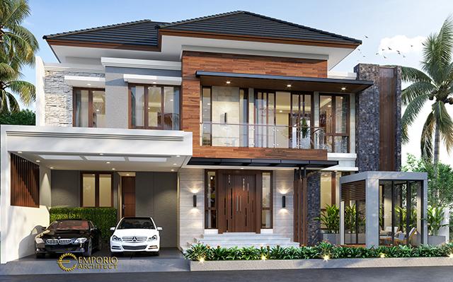 Desain Rumah Modern 2 Lantai Bapak Adi di  Bogor, Jawa Barat