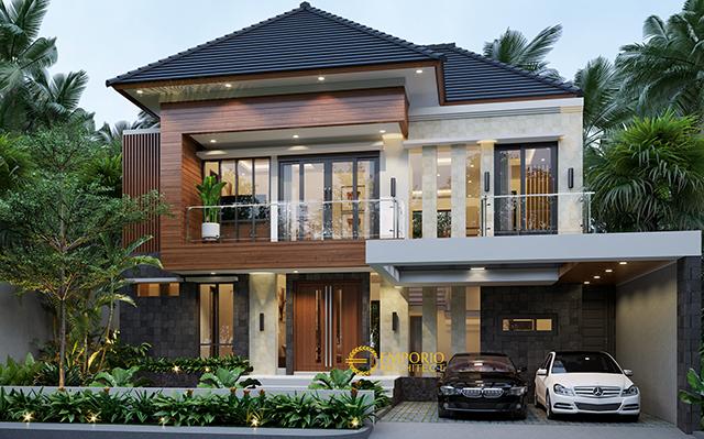 Desain Rumah Modern 2 Lantai Bapak Yadi di  Bontang, Kalimantan Timur