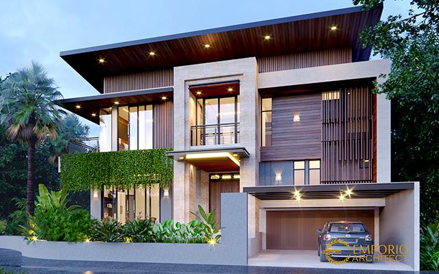 Desain Residence Modern 3 Lantai Mr. S di  BSD, Tangerang Selatan, Banten