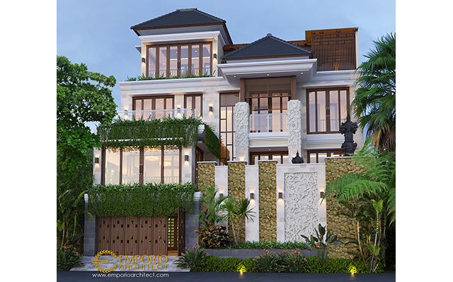 Desain Rumah Villa Bali 4 Lantai Bapak Gede di  Denpasar, Bali