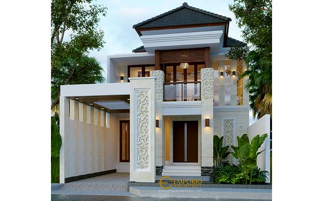 Desain Rumah Villa Bali 2 Lantai Ibu dr. Dita di  Denpasar, Bali