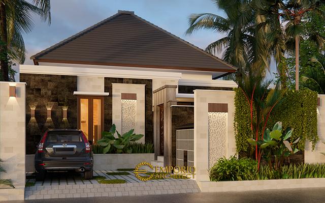 Desain Rumah Villa Bali 1 Lantai Ibu Linawati di  Denpasar, Bali