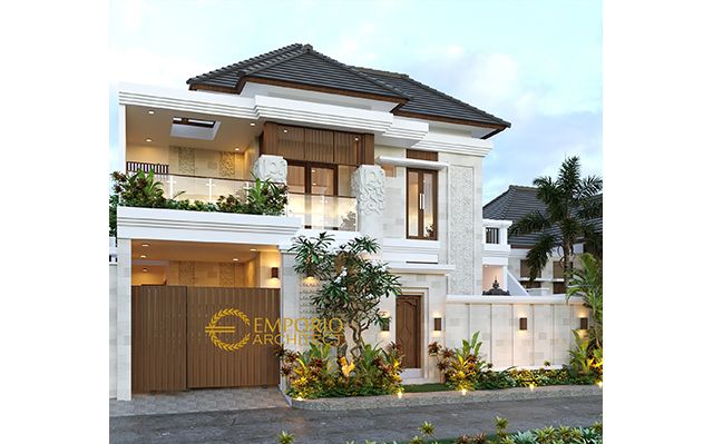 Desain Rumah Villa Bali 2 Lantai Bapak Ketut Berana di  Denpasar, Bali