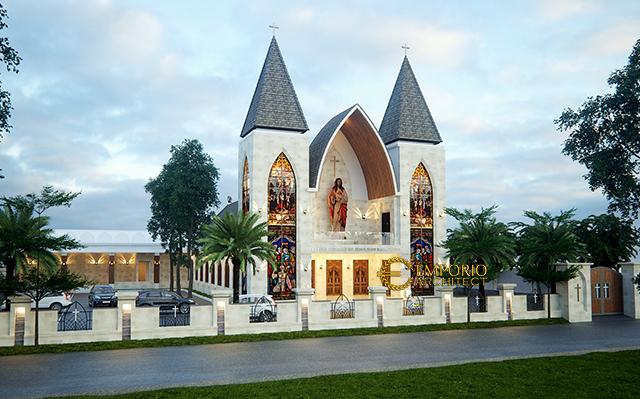 Desain Gereja Capela Curacao De Jesus Style Modern 1 Lantai di  Timor Leste