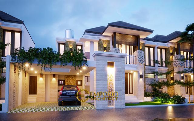 Desain Kamuning Golden Residence Style Villa Bali 2 Lantai di  Kuningan, Jawa Barat