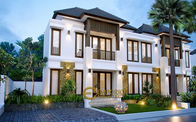 Desain Perumahan Villa Bali 2 Lantai Bapak Zul di  Bengkulu