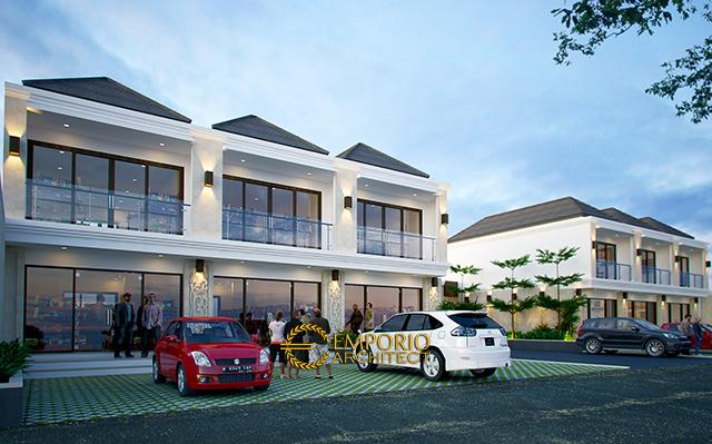 Desain Ruko Kamuning Residence Style Villa Bali 2 Lantai  di  Kuningan, Jawa Barat