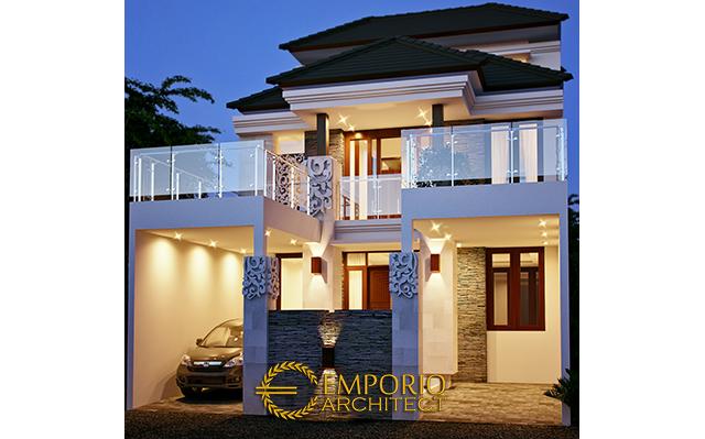 Desain Rumah Villa Bali 3 Lantai Bapak Abdilah di  Aceh