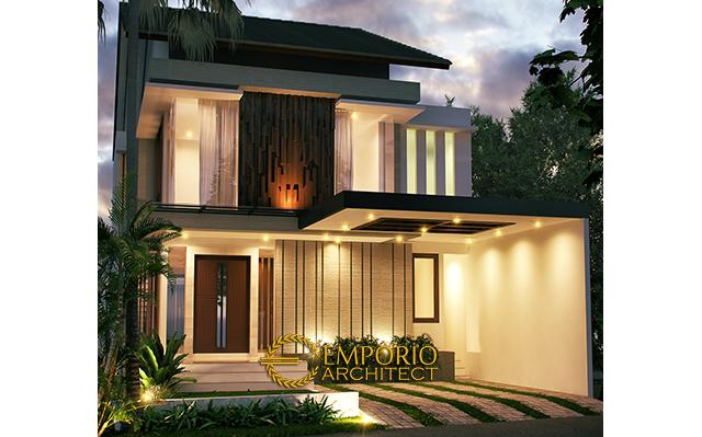 Desain Rumah Modern 2 Lantai Bapak Adi Wardono di  Jakarta