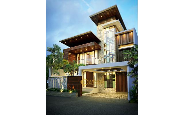 Mr. Adrian Modern House 3 Floors Design - Jakarta