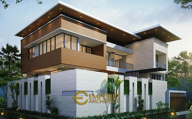 Desain Rumah Modern 2 Lantai Bapak Alex II di  Jakarta