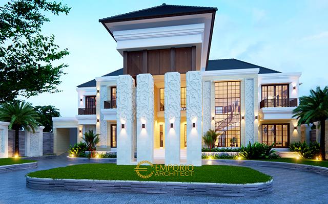 Desain Rumah Villa Bali 2 Lantai Bapak Andre II di  Medan, Sumatera Utara