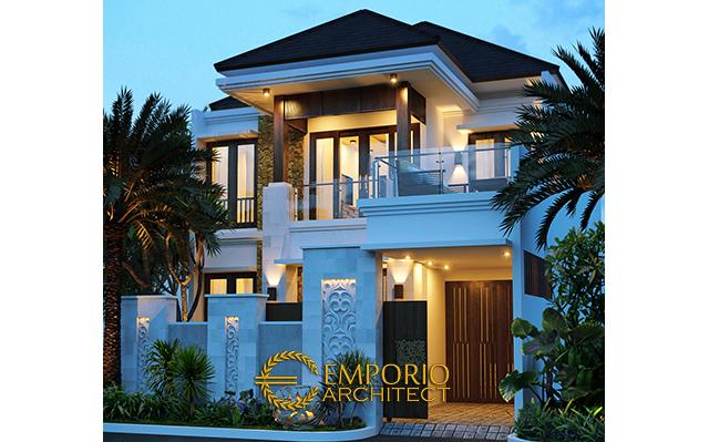 Desain Rumah Villa Bali 2 Lantai Bapak Arvey di  Jakarta