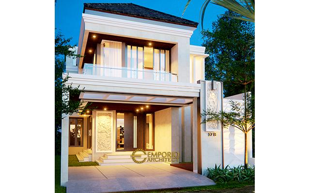 Desain Rumah Villa Bali 2 Lantai Bapak David di  Bekasi