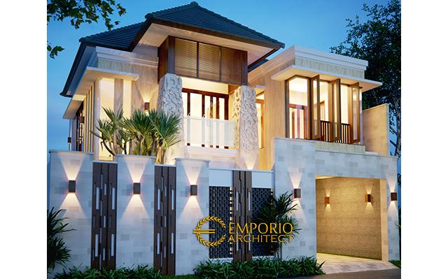 Desain Rumah Villa Bali 2 Lantai Bapak Donald di  Papua