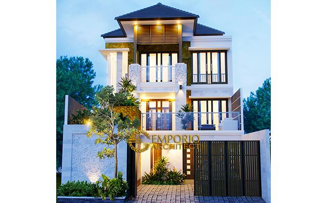 Desain Rumah Villa Bali 3 Lantai Bapak Ellias di  Jakarta