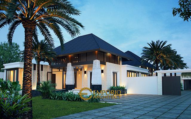 Desain Rumah Villa Bali 1 Lantai Bapak Farizal di  Aceh