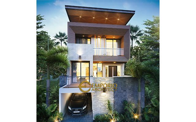 Desain Rumah Modern 3 Lantai Bapak Harry di  Malang, Jawa Timur