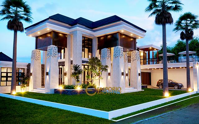 Desain Rumah Villa Bali 2 Lantai Bapak Herry di  Bogor, Jawa Barat