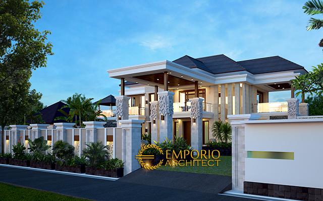 Desain Rumah Villa Bali 2 Lantai Bapak Husni di  Belitung