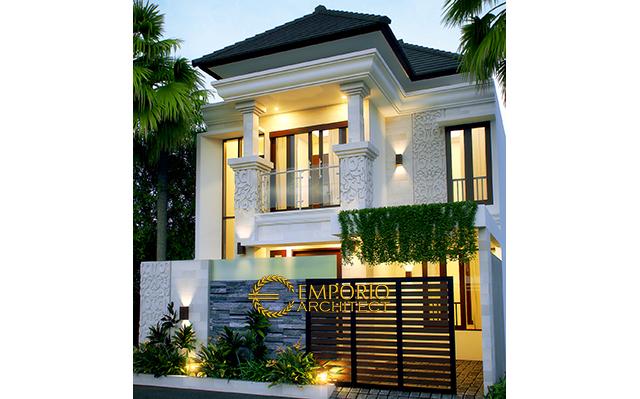 Desain Rumah Villa Bali 2 Lantai Bapak Indro di  Denpasar, Bali