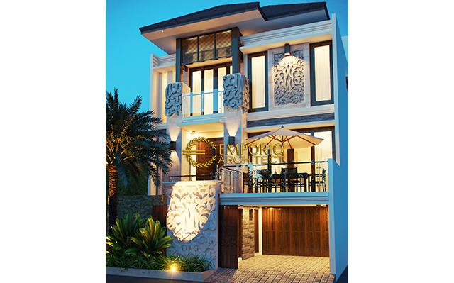 Desain Rumah Villa Bali 3 Lantai Bapak Joko di  Jakarta