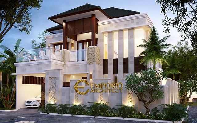 Desain Rumah Villa Bali 2 Lantai Bapak Jose di  Bekasi, Jawa Barat