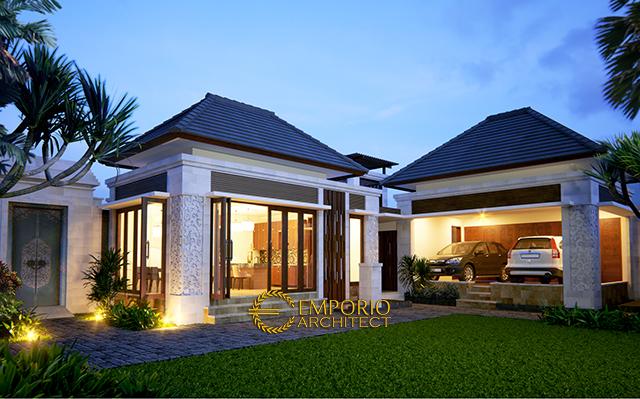 Desain Rumah Villa Bali 1 Lantai Bapak Komang Adi di  Kerobokan, Bali