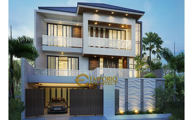 Desain Rumah Modern 3 Lantai Bapak Kris di  Bogor