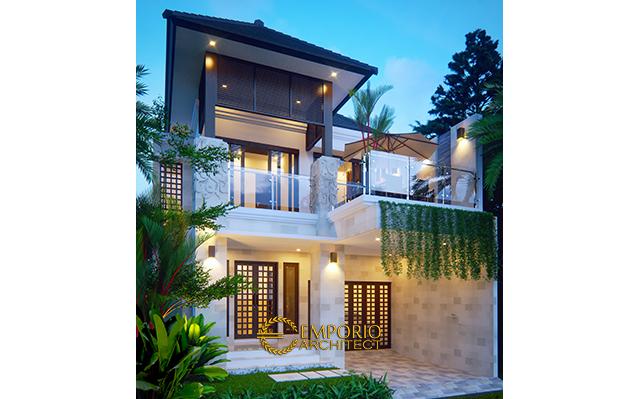 Desain Rumah Villa Bali 2 Lantai Bapak Michael di  Yogyakarta