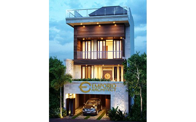 Desain Rumah Villa Bali 3 Lantai Bapak Noga di  Jakarta