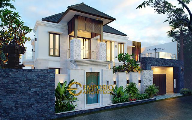 Desain Rumah Villa Bali 2 Lantai Bapak Agung Partha di  Denpasar, Bali