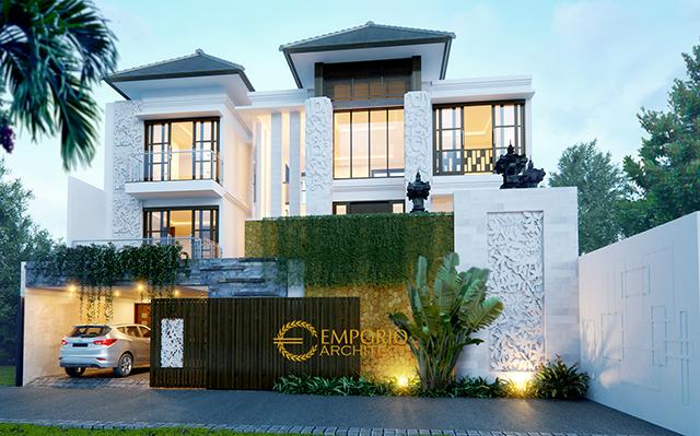 Desain Rumah Villa Bali 3 Lantai Bapak dr. Rumbawa II di  Denpasar, Bali