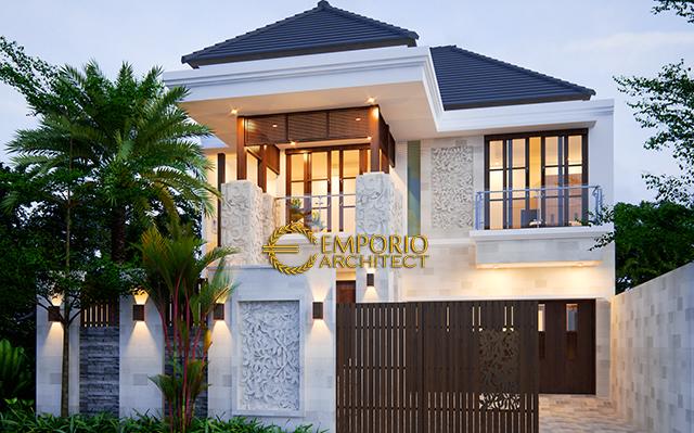 Desain Rumah Villa Bali 2 Lantai Bapak Soeharmin II di  Semarang, Jawa Tengah