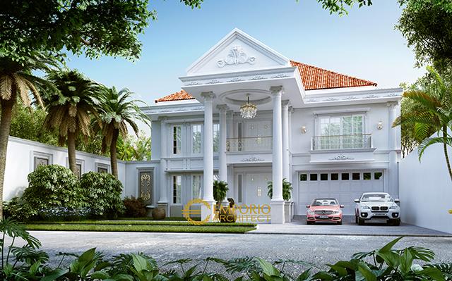 Desain Rumah Classic 2 Lantai Bapak Tono di  Serang, Banten