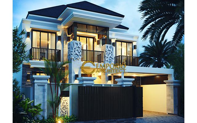 Desain Rumah Villa Bali 2 Lantai Bapak Tony di  Jakarta