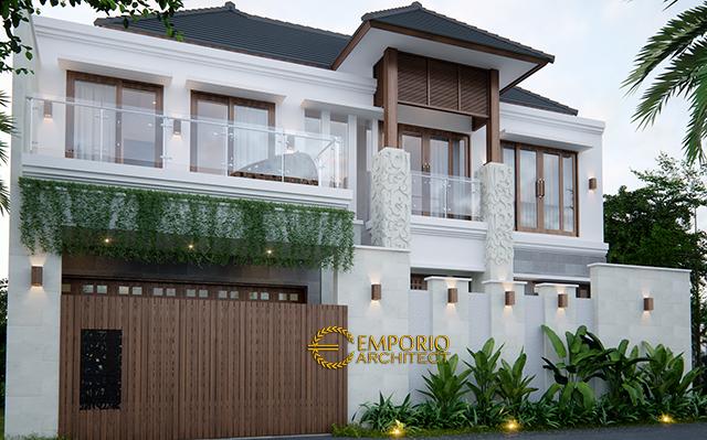 Desain Rumah Villa Bali 2 Lantai Bapak Wartawan di  Denpasar, Bali