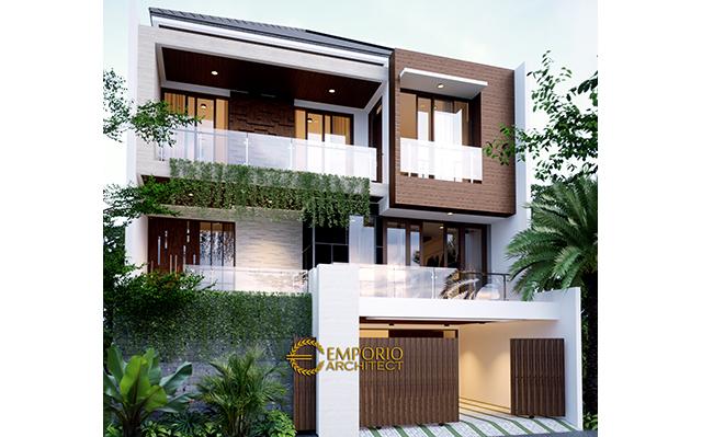 Desain Rumah Modern 3 Lantai Ibu Chris & Bapak Andrew di  Jakarta