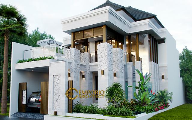 Desain Rumah Villa Bali 2 Lantai Ibu Khrisna di  Nusa Dua, Bali