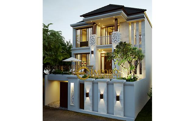 Desain Rumah Villa Bali 3 Lantai Ibu Lusiana di  Jakarta