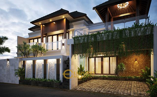 Desain Rumah Villa Bali 2 Lantai Bapak Ida Bagus Sindhu di  Singaraja, Bali