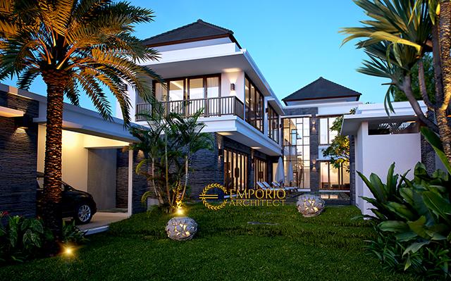 Desain VIlla Modern 2 Lantai Ibu Cempaka di  Canggu, Bali