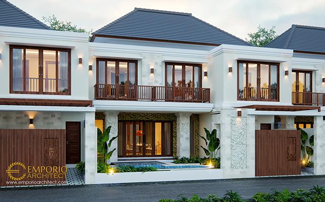 Desain Kompleks Villa Style Villa Bali 2 Lantai Ibu Marina di  Gianyar, Bali