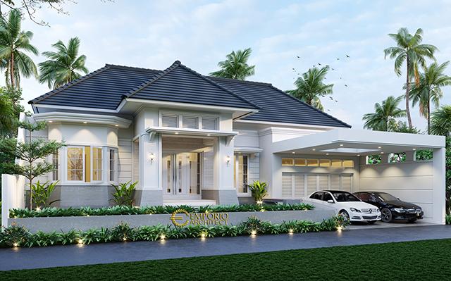 Desain Rumah Classic 1 Lantai Bapak Dede Darsono di  Indramayu, Jawa Barat