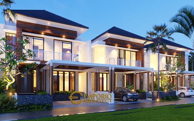 Desain Rumah Modern 2 Lantai Bapak Rivan di  Jakarta