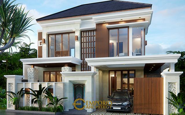 Desain Rumah Villa Bali 2 Lantai Bapak Agung di  Jakarta