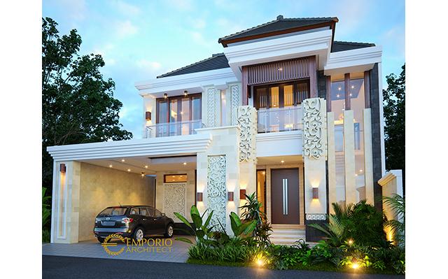 Desain Rumah Villa Bali 2.5 Lantai Bapak Hari Santoso di  Jakarta