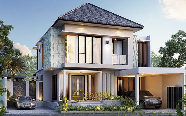 Desain Rumah Modern 2 Lantai Bapak Ricardo di  Jakarta