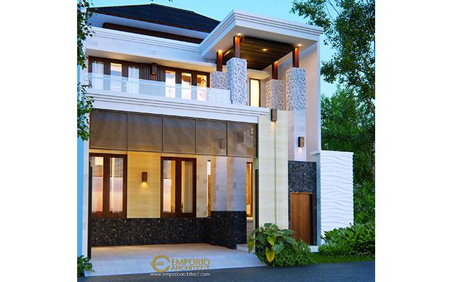 Desain Rumah Villa Bali 2 Lantai Bapak Rithik di  Jakarta