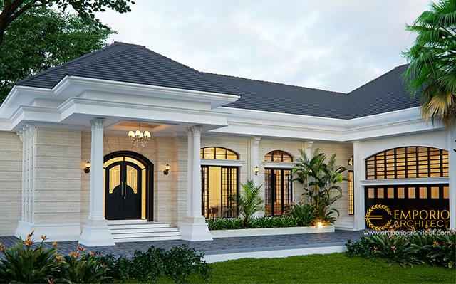 Desain Rumah Classic 1 Lantai Bapak Taruna di  Jakarta